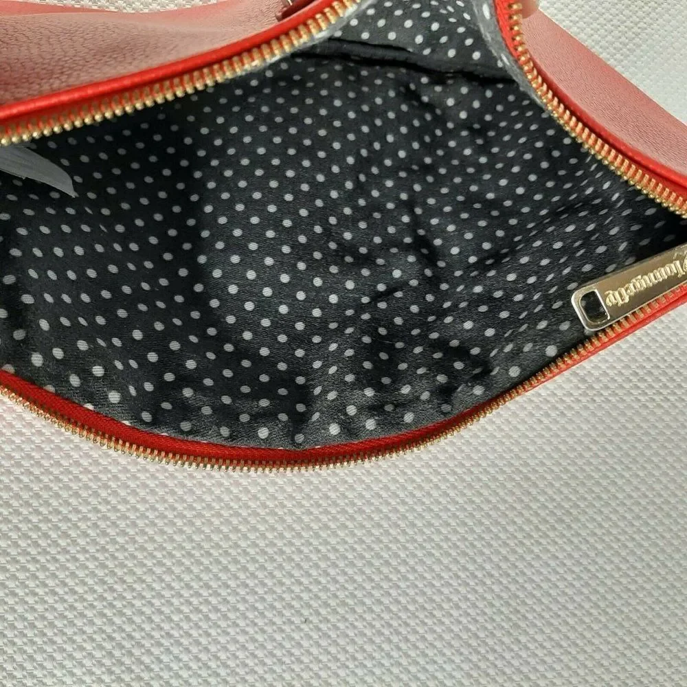 Loungefly Red Sugar Skulls Purse Clutch Handbag 11.5